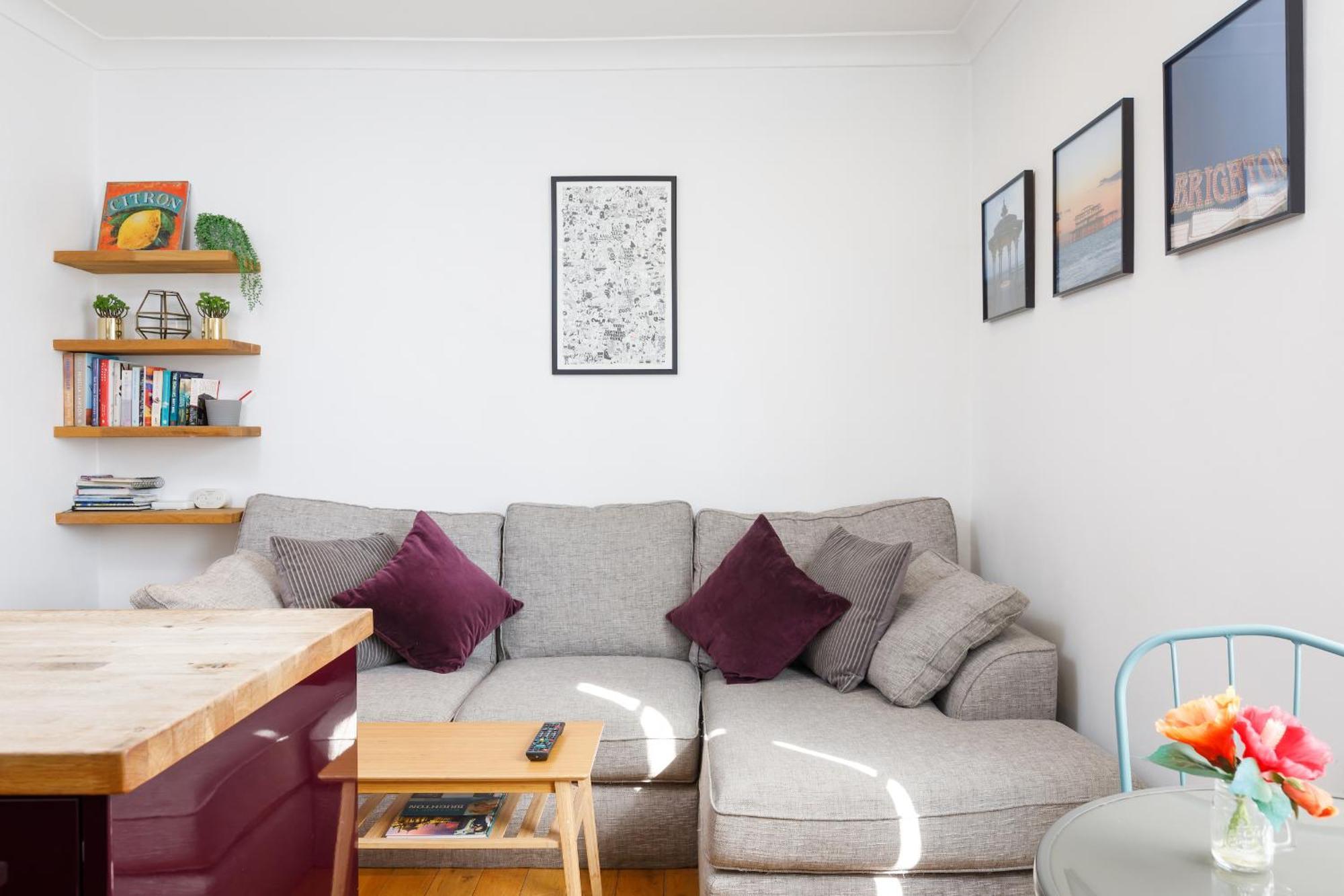 Trendy Central 1 Bed Flat With Roof Terrace Hove Extérieur photo