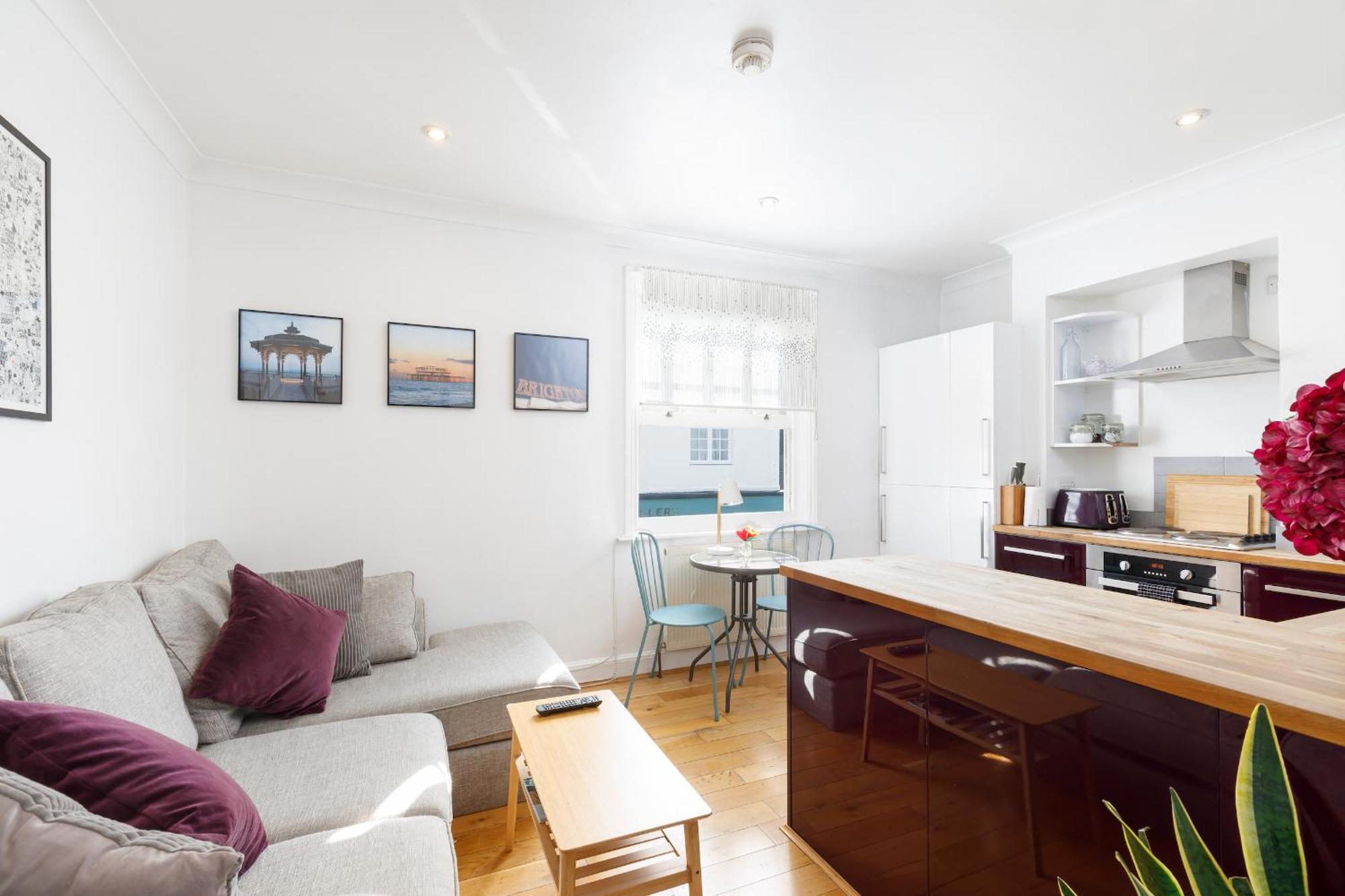 Trendy Central 1 Bed Flat With Roof Terrace Hove Extérieur photo