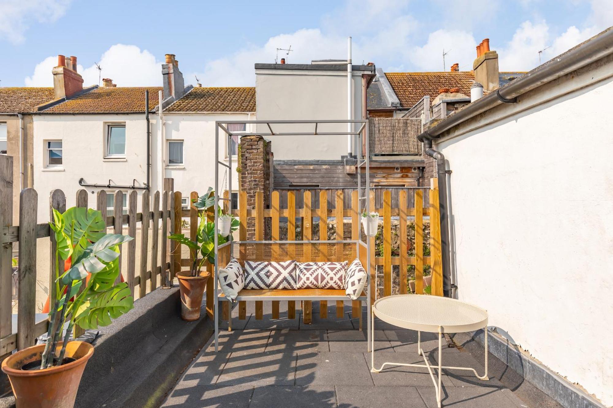 Trendy Central 1 Bed Flat With Roof Terrace Hove Extérieur photo